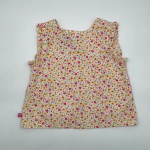 Vintage McKids Girls Floral Sleeveless Top Size 5T
